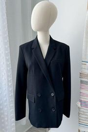 Babaton Aritzia Watson Black Double-Breasted Oversized Blazer Women’s Size XS