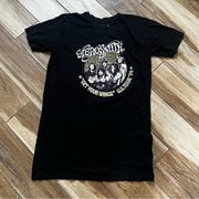 Aerosmith black short sleeve tshirt