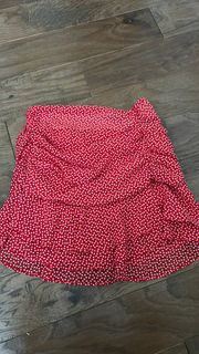 SugarLips Printed Red Heart Mini Skirt 