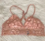 Aerie Floral Happy Lace Strappy Triangle Bralette