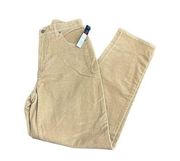 Vintage Bill Blass Corduroy stretch pants size 12 Mid-Rise Brown NWT