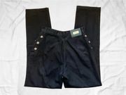 Vintage Black No Back Pockets Jeans Size 7/8