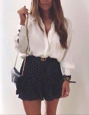 ZARA  Polka Dot Skort