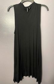 Heartsoul Dress, mock turtleneck, Black, Size Large