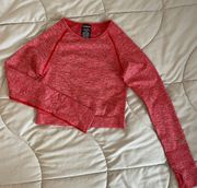 Pink Activewear Cropped Long Sleve