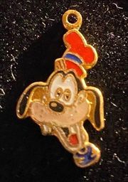 Goofy Charm vintage 1970’s enamel official Disney licensed highly detailed