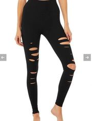 High-Waist Ripped Warrior Legging