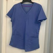 Ladies scrub top Size M