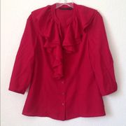 Ladies' The Limited Blouse w/Poet-Style Front sml
