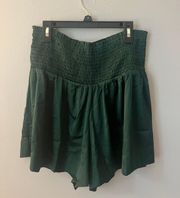 green shorts