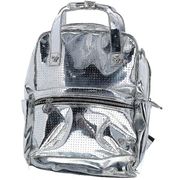 NWT Disney Icon Flair Pin Trading Backpack Metallic Silver Limited Edition