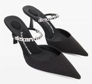 Alexander Wang Delphine 65 Logo-Strap Mules stylish classic party formal dress