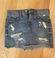 Jean Mini Skirt