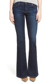 AG Adriano Goldschmied The Angelina Boot Cut flare wide 24 R Dark Wash Jeans