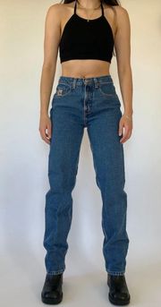 VINTAGE |  High Rise Tapered Leg Jeans Size 30x32