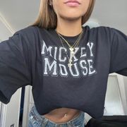 Mickey mouse vintage crop top