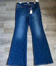 NEW Good American Good Legs Flare Jeans