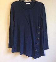 Reborn J medium navy long top