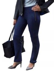 Betabrand Dress Skinny Yoga Pants Navy Blue Stretch Size Small