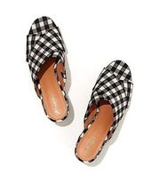 J. McLaughlin Tribeca Slides in Picnic Gingham