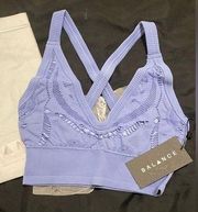 NIB Balance Athletica/ Vitality Tranquility Sports Bra - Sky