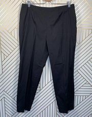 Piazza Sempione Black Cropped Dress Pants Size US 10