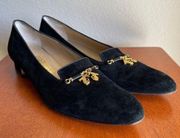 Salvatore Ferragamo Women’s Suede Loafers Size 9