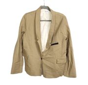 One x  Chicago dinner blazer jacket in mocha