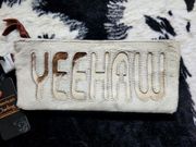 American Darling Yeehaw Western Wristlet Cowhide and Leather