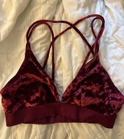 PINK - Victoria's Secret  Velvet Bralette