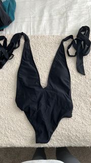 One Piece Black  Swimsuit