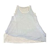 Margaret O'Leary San Francisco Women's Small 100% Linen Gray Sleeveless Top