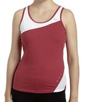 Asics Women's ARD Shimmel Tank Top - WR1000 - White Red Pink - Size XS