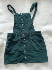 Corduroy Overall Dress