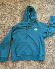 Small  teal hoodie