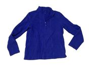 Talbots blue lightweight full zip jacket woman’s size medium