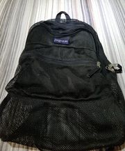 Jansport mesh black backpack