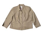 Pendleton vintage 95% wool blazer size 22w tan