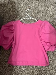 Pink Ruffle Top