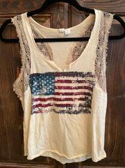 American Flag Tank Top