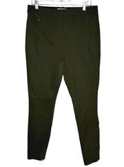 MM LaFleur Pants Womens 14 Olive Green Neutral Minimalist Preppy Office Business