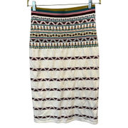 NWT TED BAKER LONDON COARI Aztec knitted midi skirt (2)