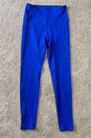 Ethos Electric Blue High Waist Leggings with side pockets