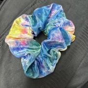 BP Scrunchie Velvet Tie Dye Velour Oversized Hair Accessory Women Pink Blue NWT