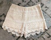 TART crochet shorts