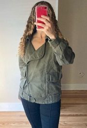 Wilfred Free Jacket small Canvas Barn Olive Green / Khaki Moto