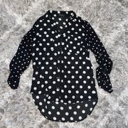 nwot polka dot top