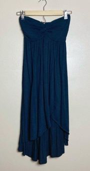 SALE! Navy  Strapless Cover Up Dress Size XS VGUC