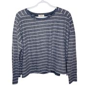 PST by Project Social T striped plush sweatshirt size S