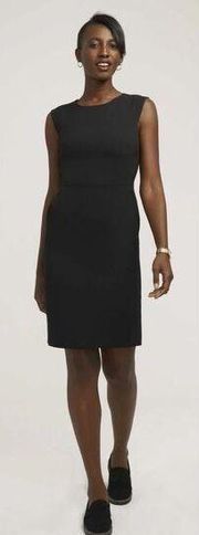 NEW Anne Klein Black Sheath Dress 12